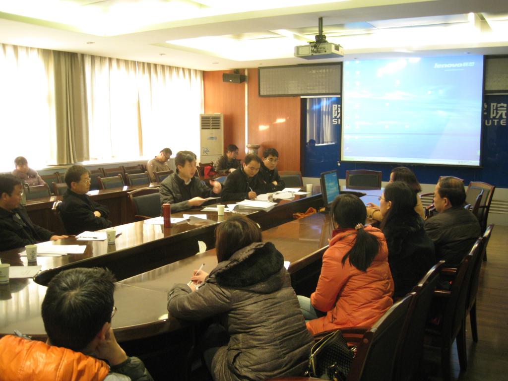 第一答辩组现场